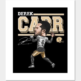 Derek Carr New Orleans Cartoon Posters and Art